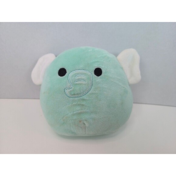 Diego the Elephant Squishmallows Soft Aqua Plush KellyToy 5 Inches - Picture 1 of 6